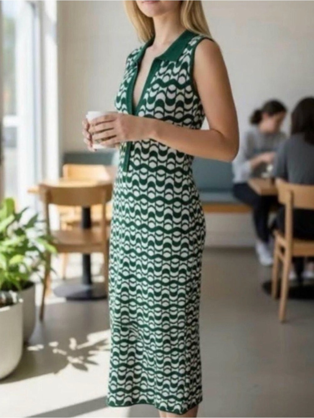 House of Harlow 1960 Knit Sleeveless Dress Size Medium